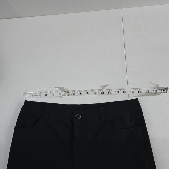 Eddie Bauer Womens WR W Tech Capri Pants Black Size 8 Nylon Spandex - Picture 3 of 9